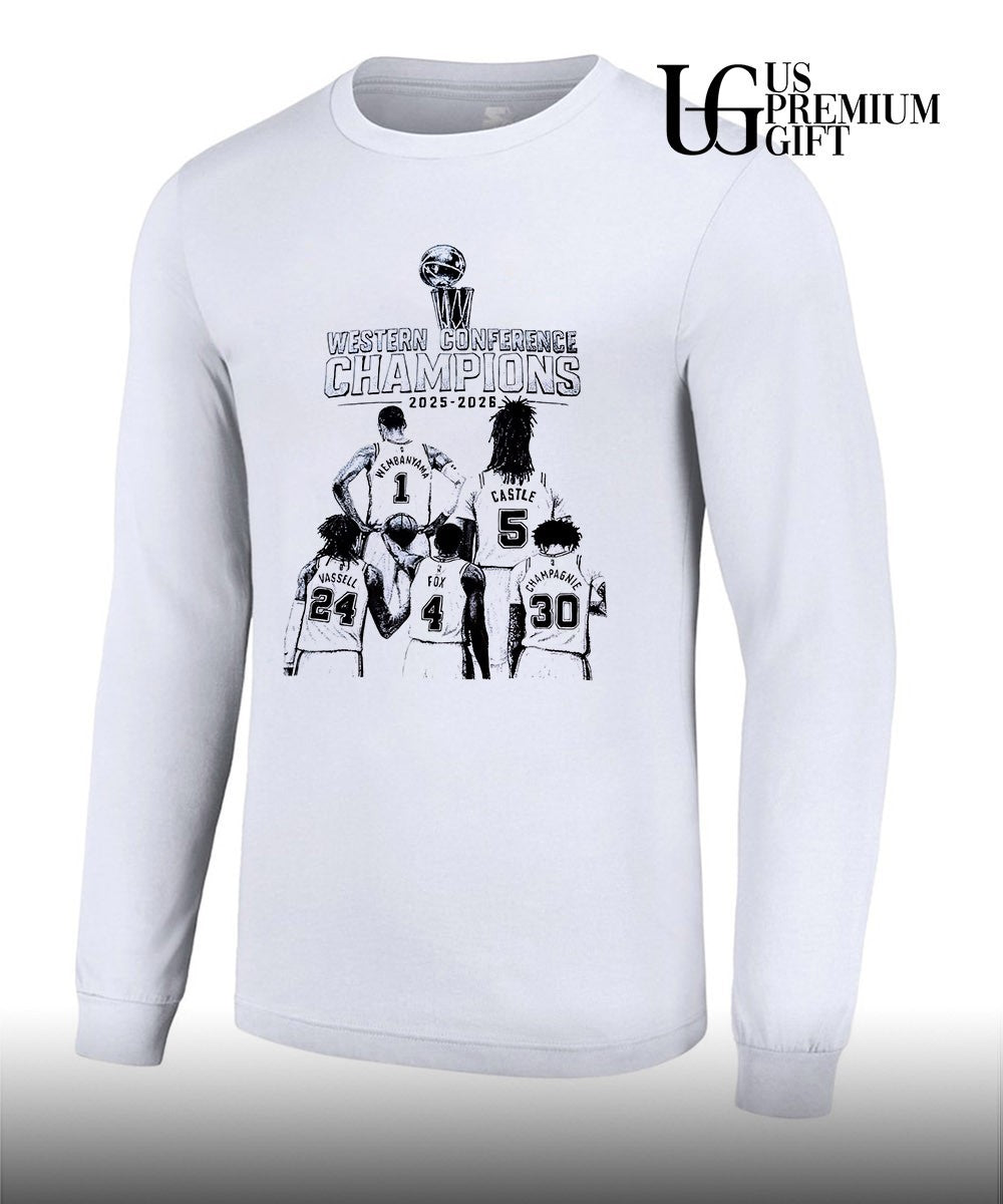 San Antonio Spurs 2025 2026 NBA WEstern Conference Champions Unisex