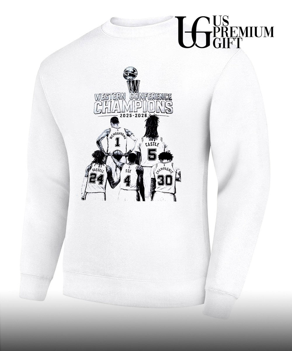 San Antonio Spurs 2025 2026 NBA WEstern Conference Champions Unisex