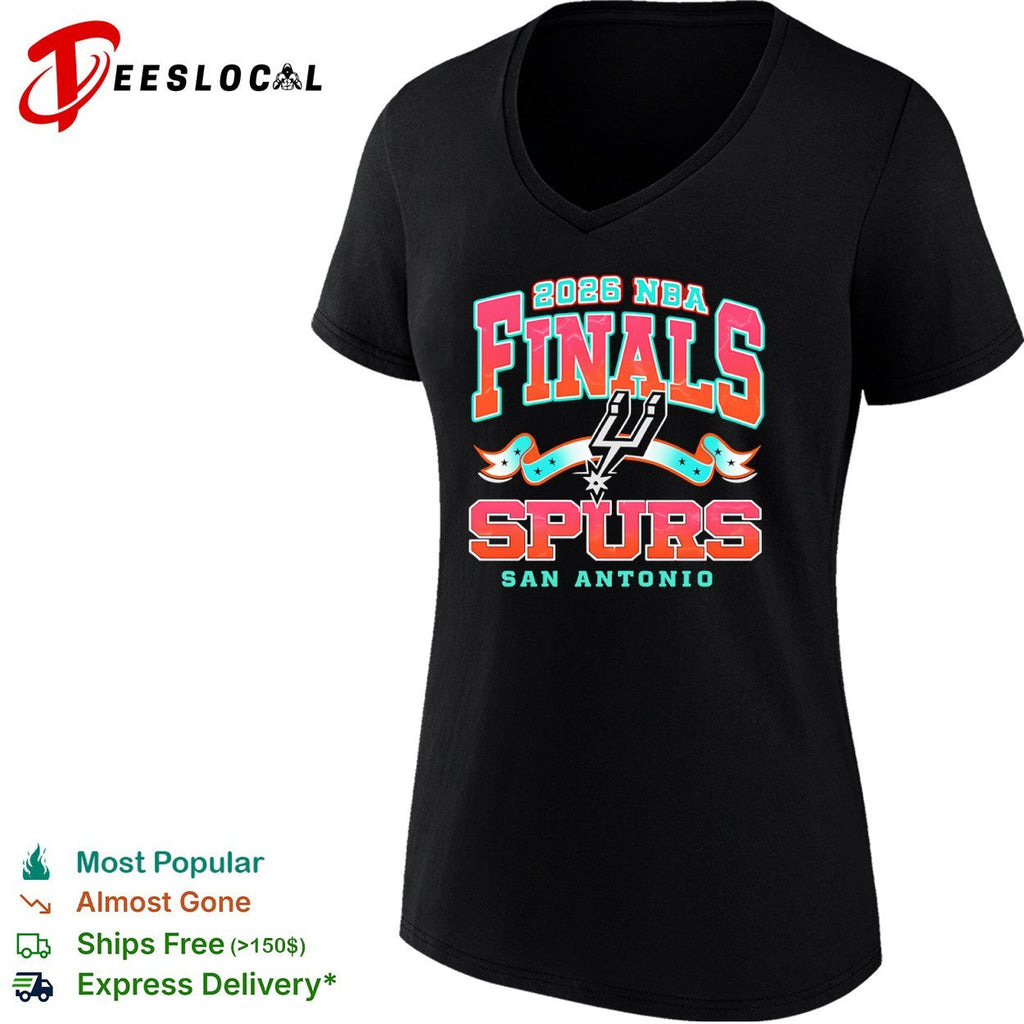 San Antonio Spurs 2026 NBA Finals banner shirt Unisex