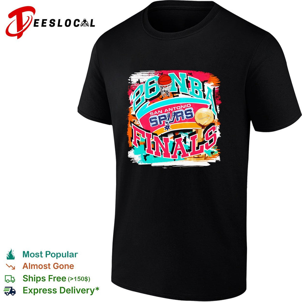 San Antonio Spurs 96 NBA Finals vintage graphic shirt Unisex