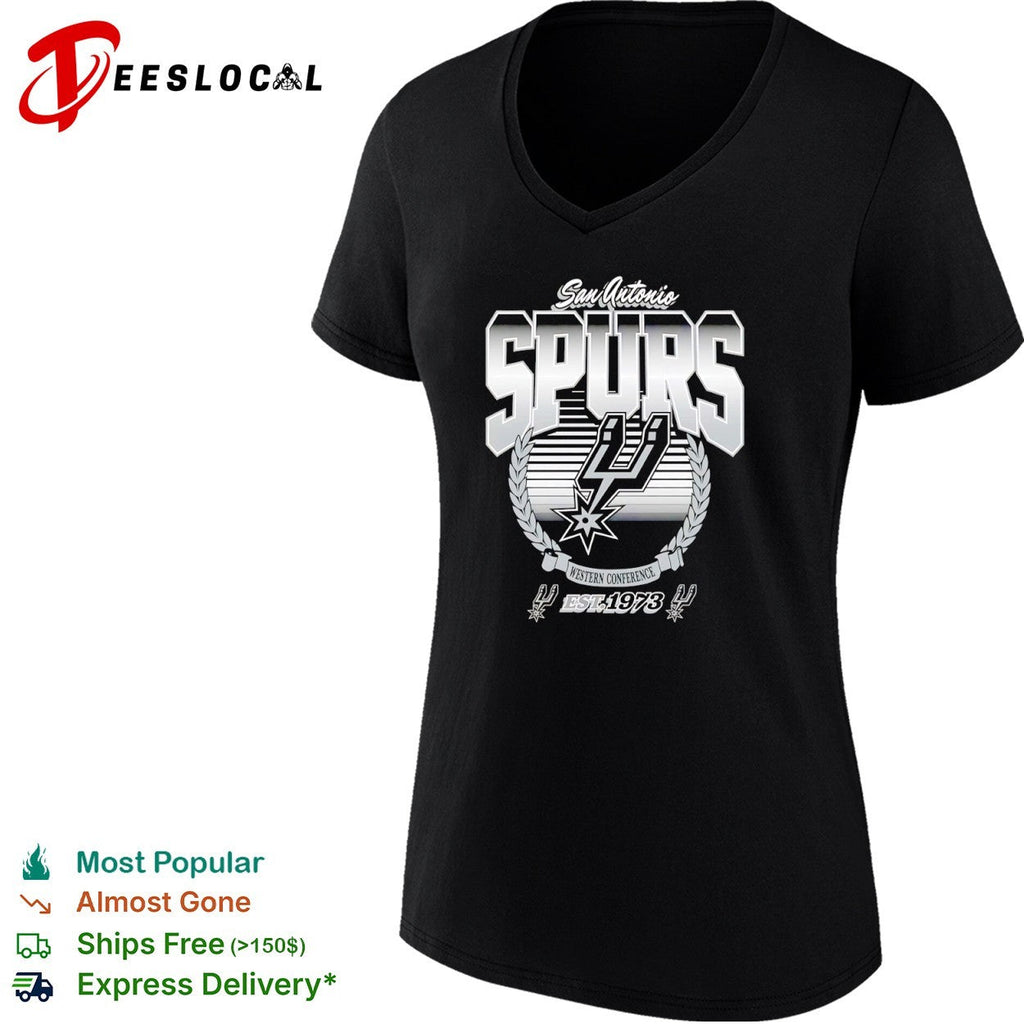 San Antonio Spurs Western Conference Est 1973 NBA Logo Sports Basketball Team shirt Unisex