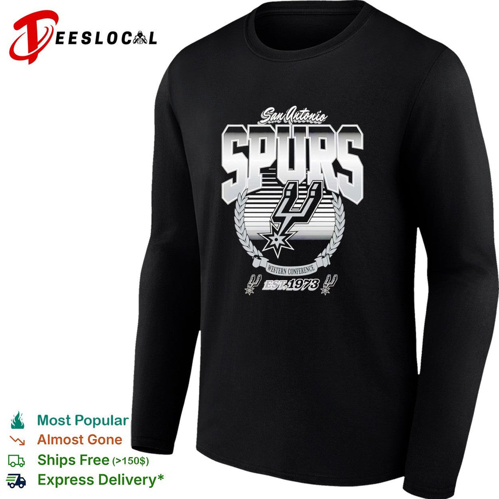 San Antonio Spurs Western Conference Est 1973 NBA Logo Sports Basketball Team shirt Unisex