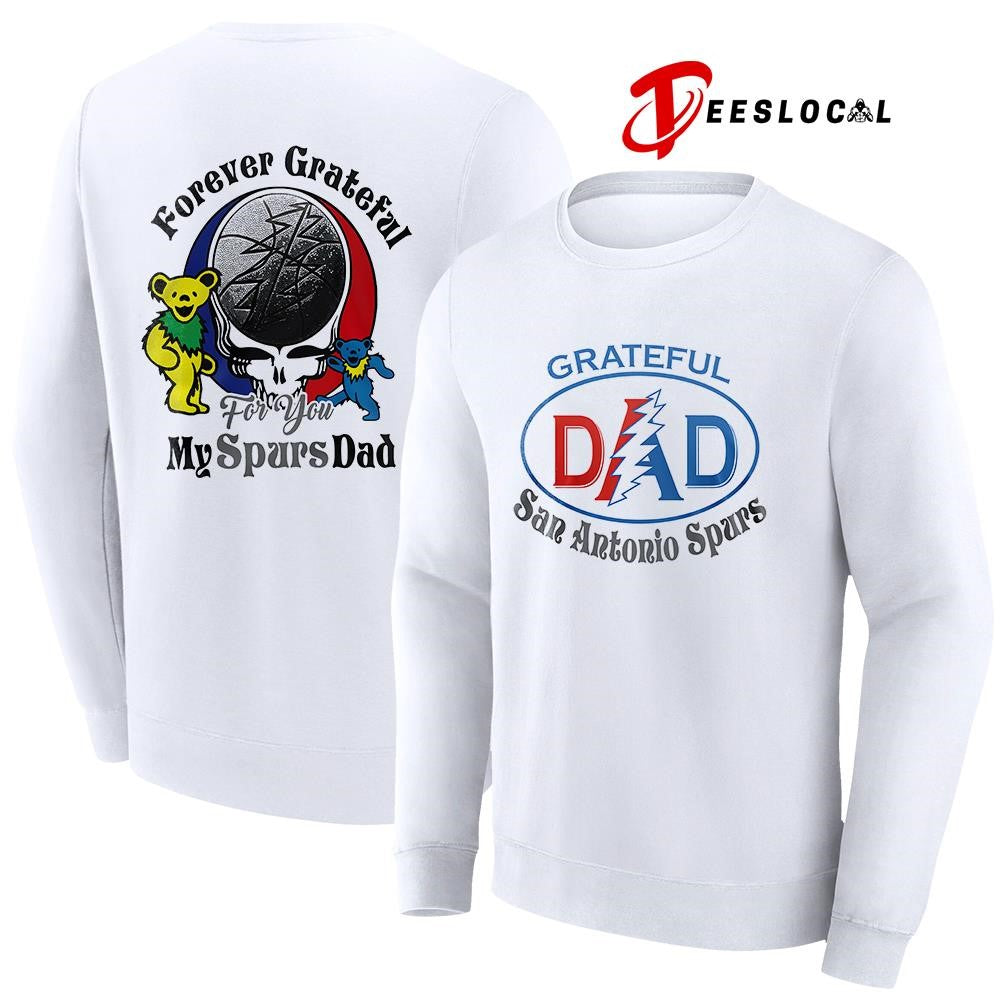 San Antonio Spurs x Grateful Dead Father Day forever Grateful logo shirt Unisex