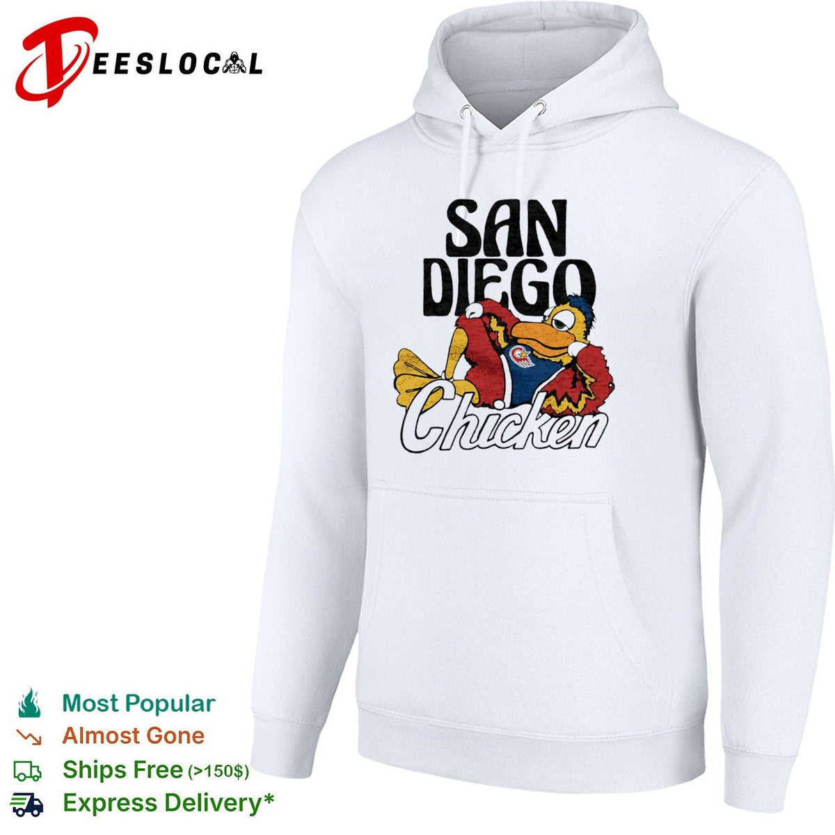 San Diego Chicken mascot logo shirt Unisex