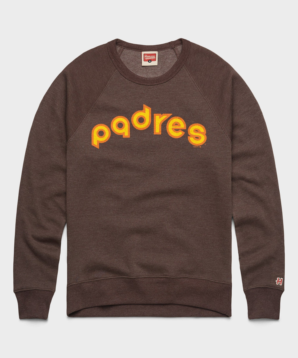 San Diego Padres Jersey Logo '80 Crewneck Unisex