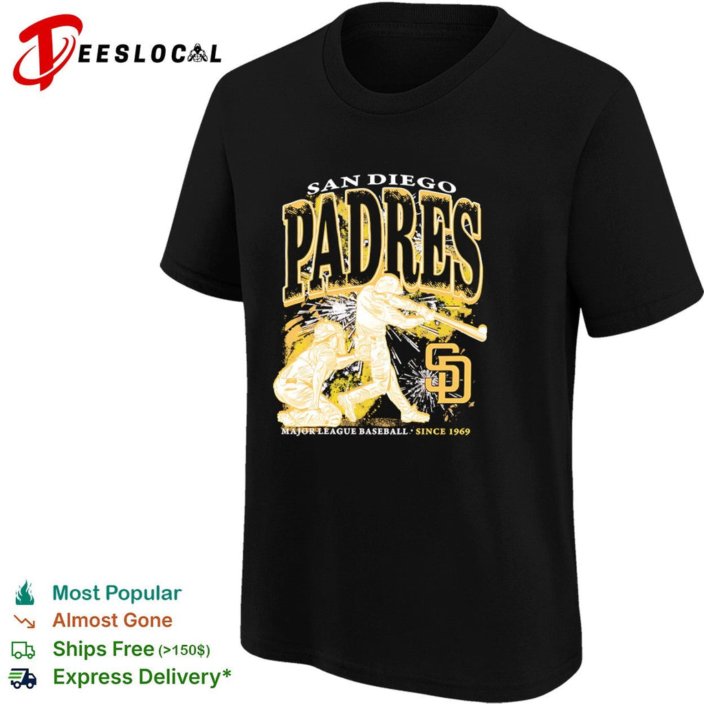 San Diego Padres swinging batter Major League Baseball since 1969 shirt Unisex