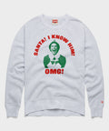 Santa! I Know Him! OMG! Crewneck Unisex