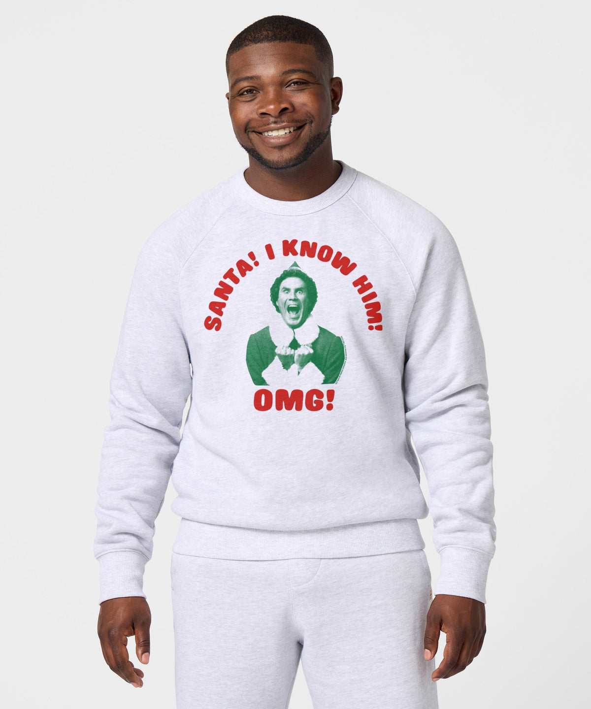 Santa! I Know Him! OMG! Crewneck Unisex