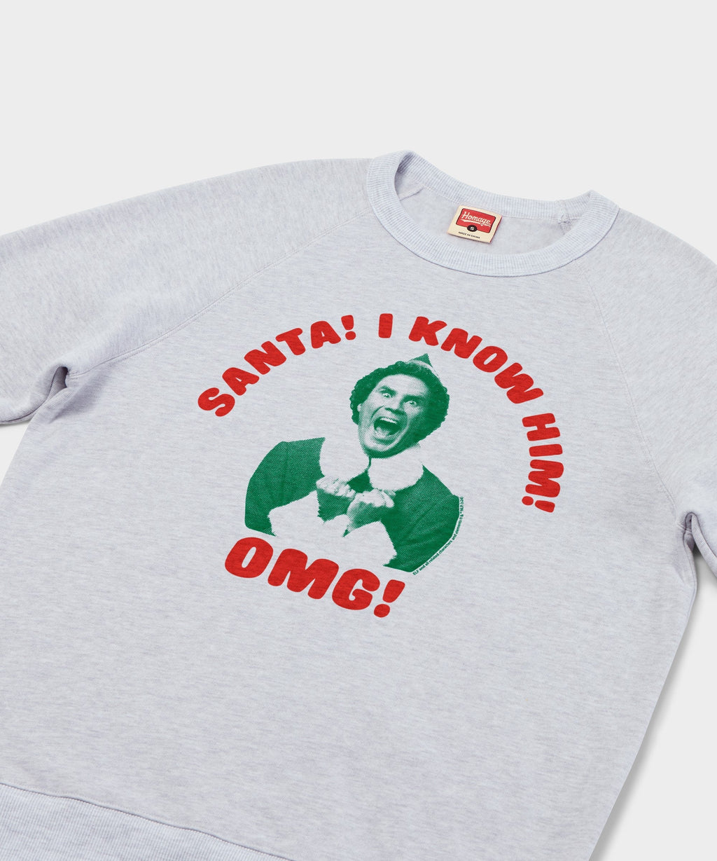 Santa! I Know Him! OMG! Crewneck Unisex