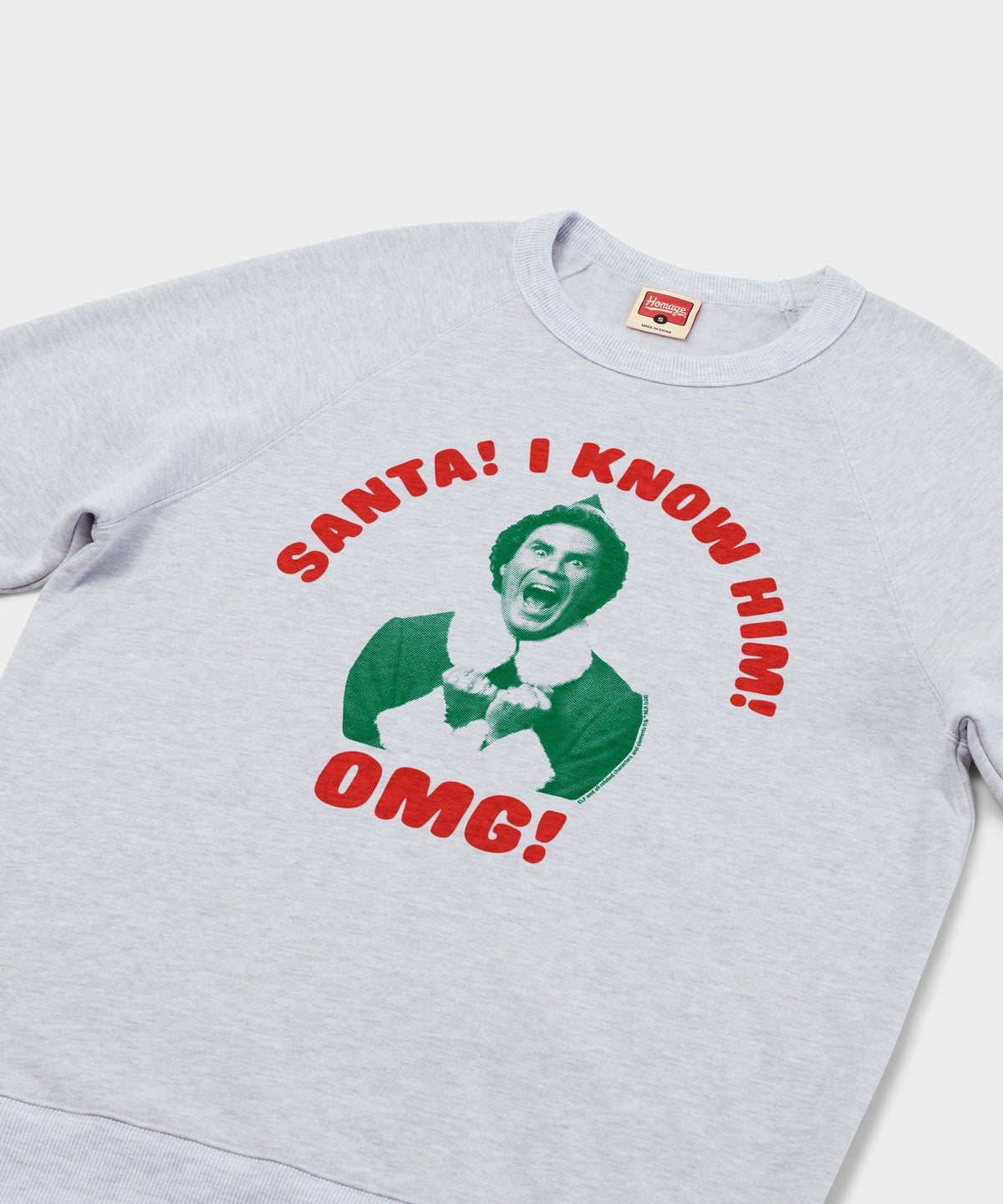 Santa! I Know Him! OMG! Crewneck Unisex
