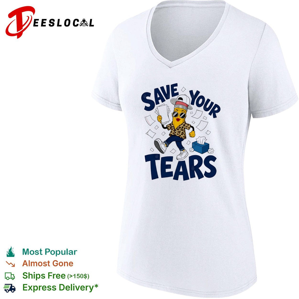 Save your tears pencil character shirt Unisex