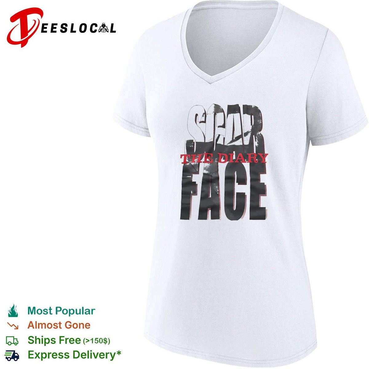 Scarface The Diary of a Madman Scarface The Diary of a Madman Rap Music Album shirt Unisex