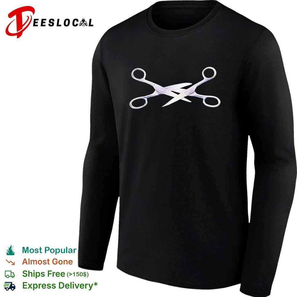 Scissoring graphic shirt Unisex