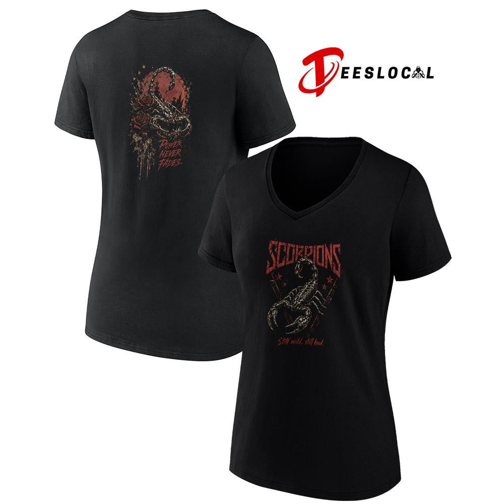 Scorpions still wild still loud power never fades graphic shirt Unisex