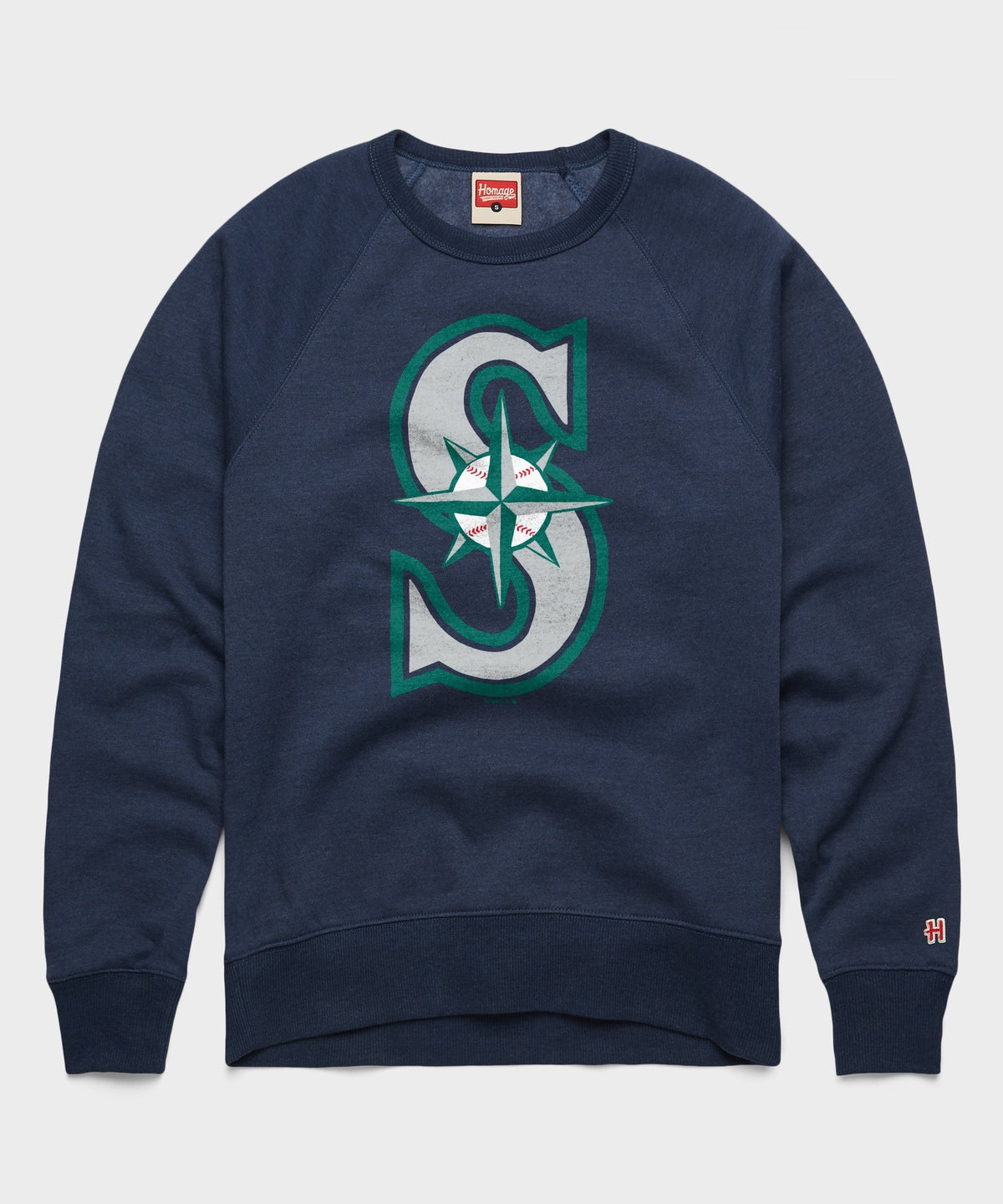 Seattle Mariners Cap Logo '93 Crewneck Unisex