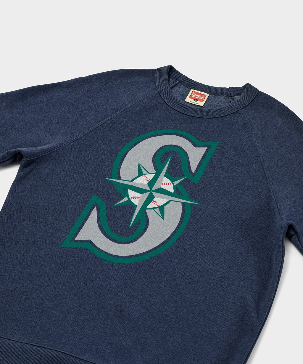 Seattle Mariners Cap Logo '93 Crewneck Unisex