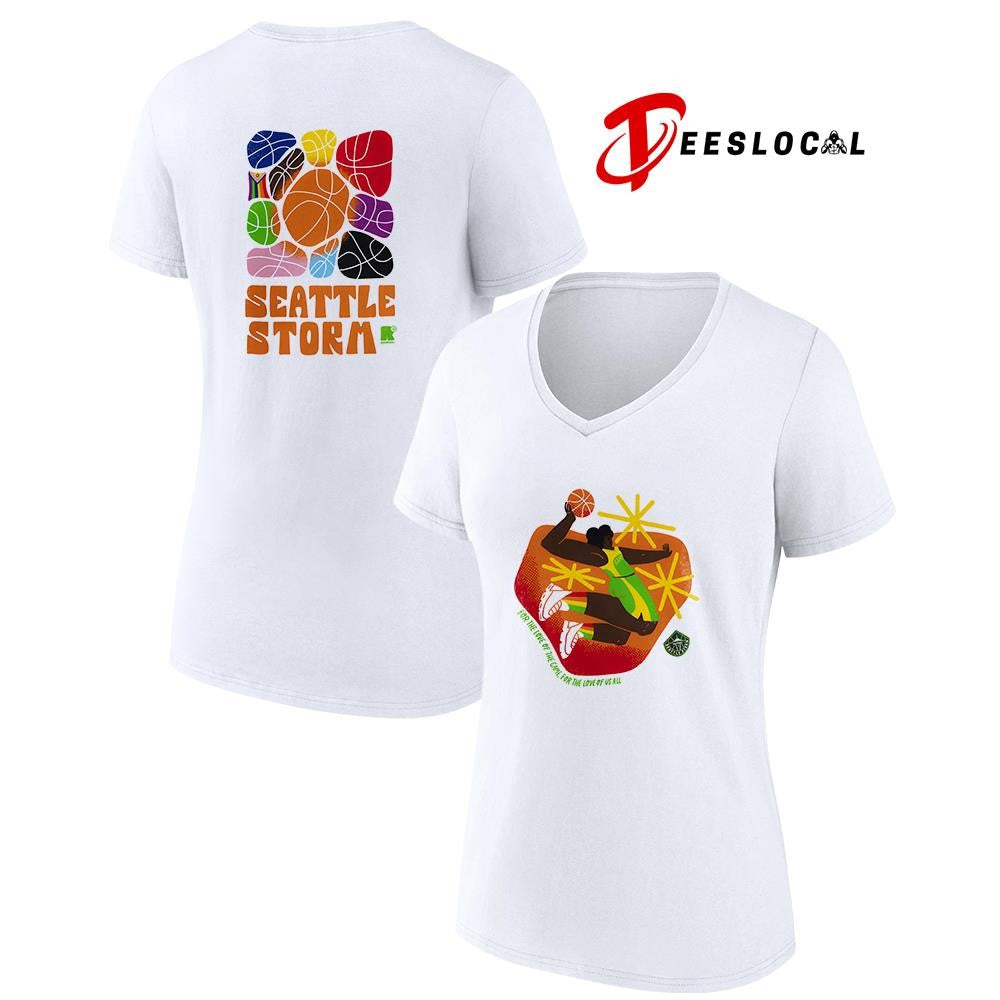 Seattle Storm Pride for the love of the game for the love of us all art shirt Unisex