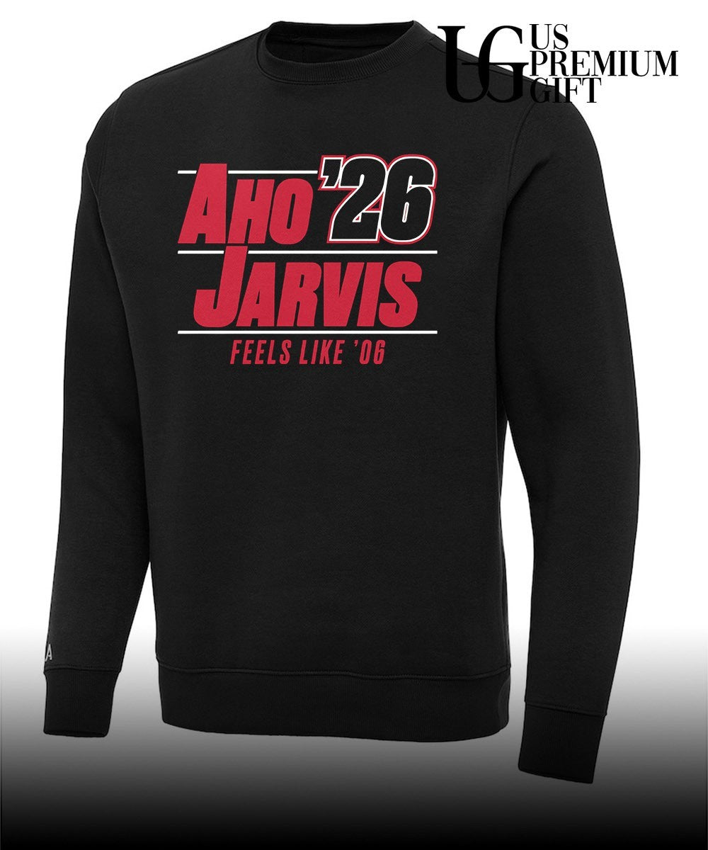 Sebastian Aho and Seth Jarvis Carolina Hurricanes NHL Aho 26′ Jarvis Feels Like 06′ shirt Unisex