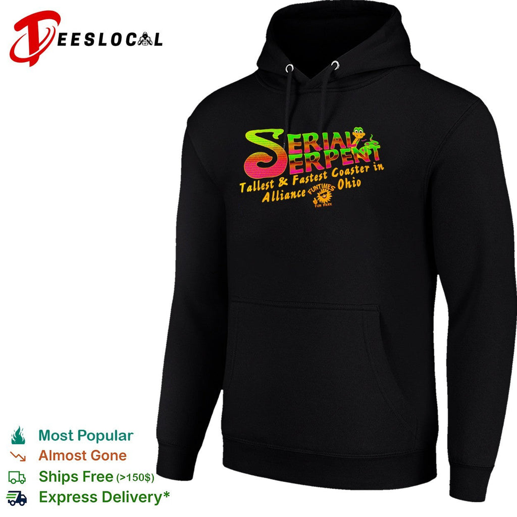 Serial Serpent Tallest and Fastest Coaster in Alliance Ohio Funtimes Fun Park shirt Unisex