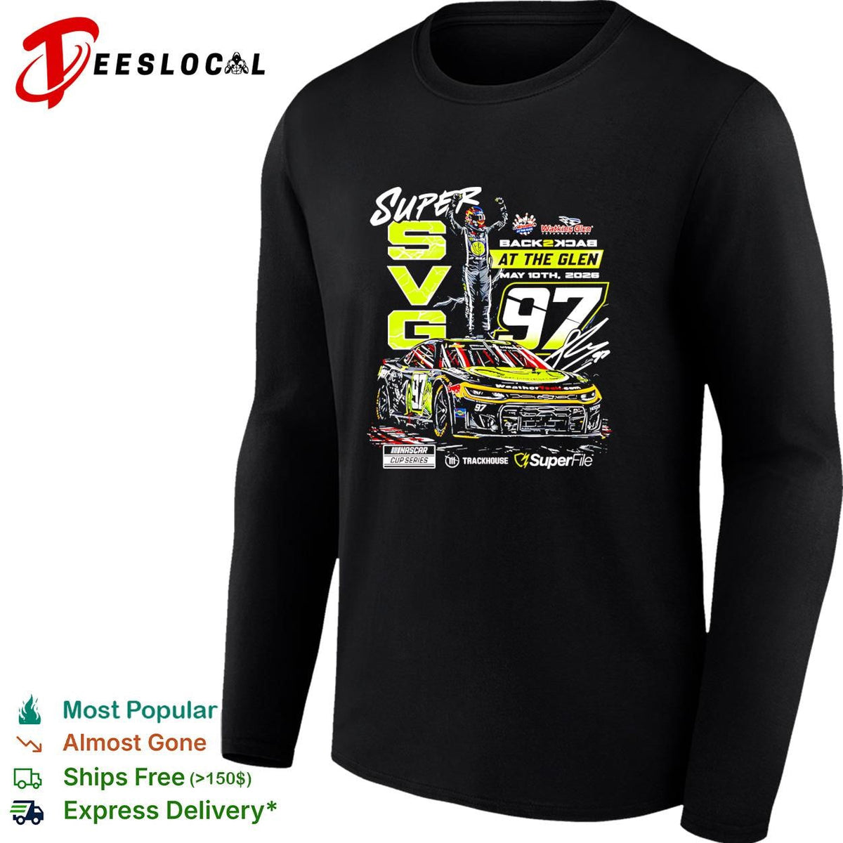 Shane van Gisbergen 97 back 2 back at the Glen May 2026 NASCAR shirt Unisex