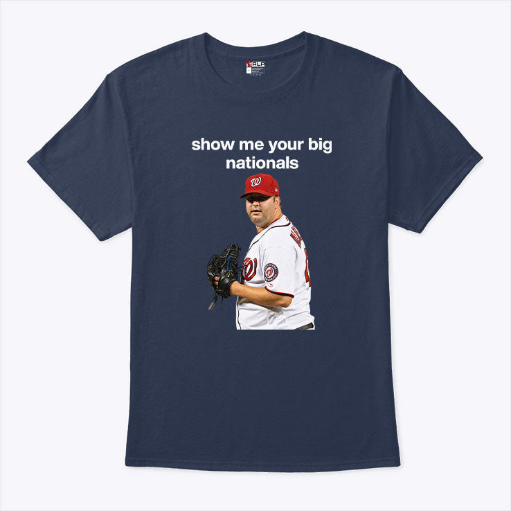 Show Me Your Big Nationals Matt Albers Shirt Unisex