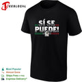 Si se puede Mexico Seleccion Nacional flag stripes shirt Unisex