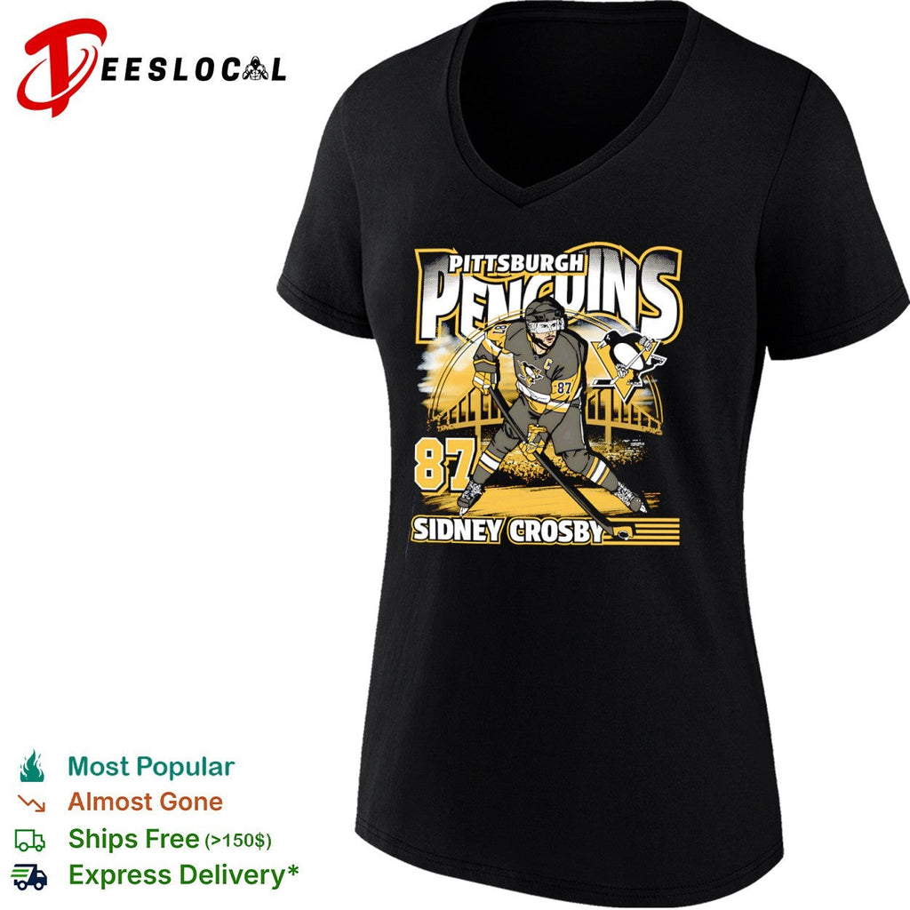 Sidney Crosby Pittsburgh Penguins NHL 87 shirt Unisex