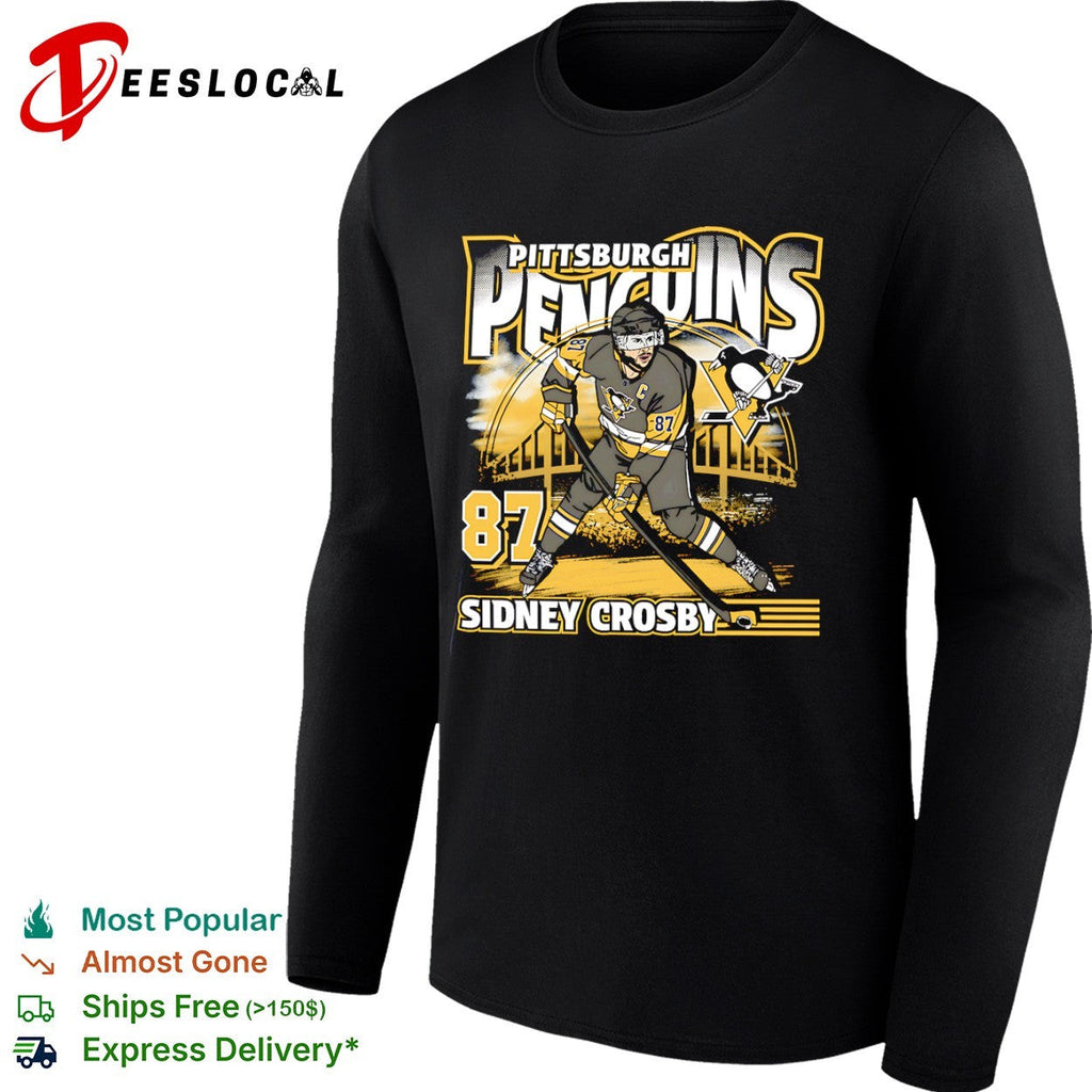 Sidney Crosby Pittsburgh Penguins NHL 87 shirt Unisex