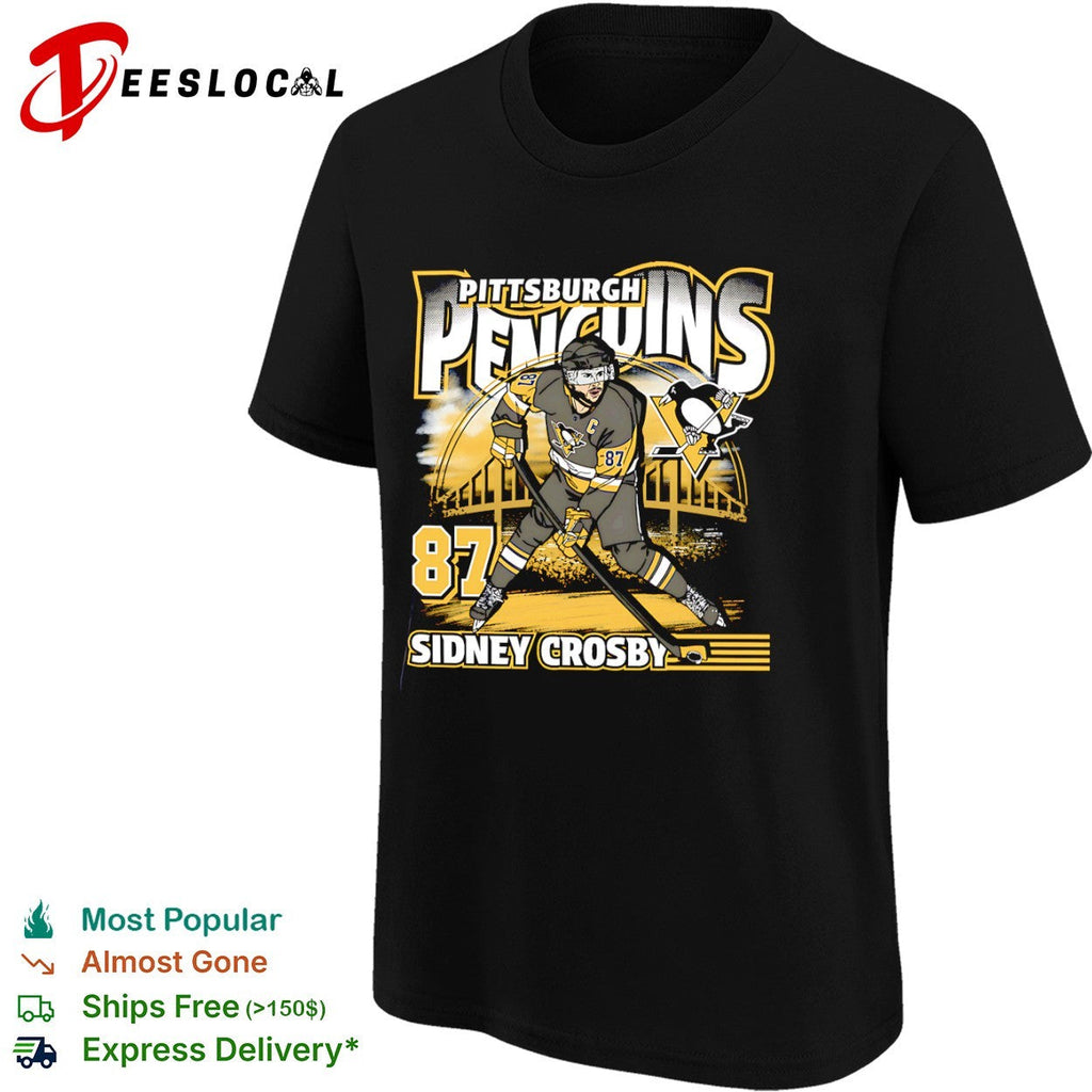 Sidney Crosby Pittsburgh Penguins NHL 87 shirt Unisex
