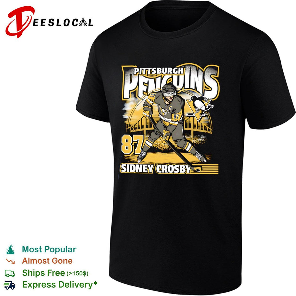 Sidney Crosby Pittsburgh Penguins NHL 87 shirt Unisex