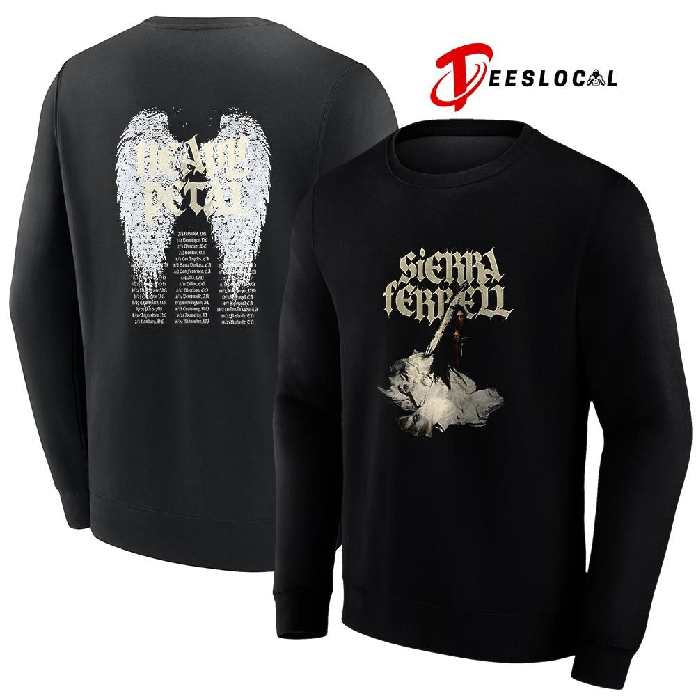 Sierra Ferrell Heavy Petal tour photo with wings dates schedule shirt Unisex