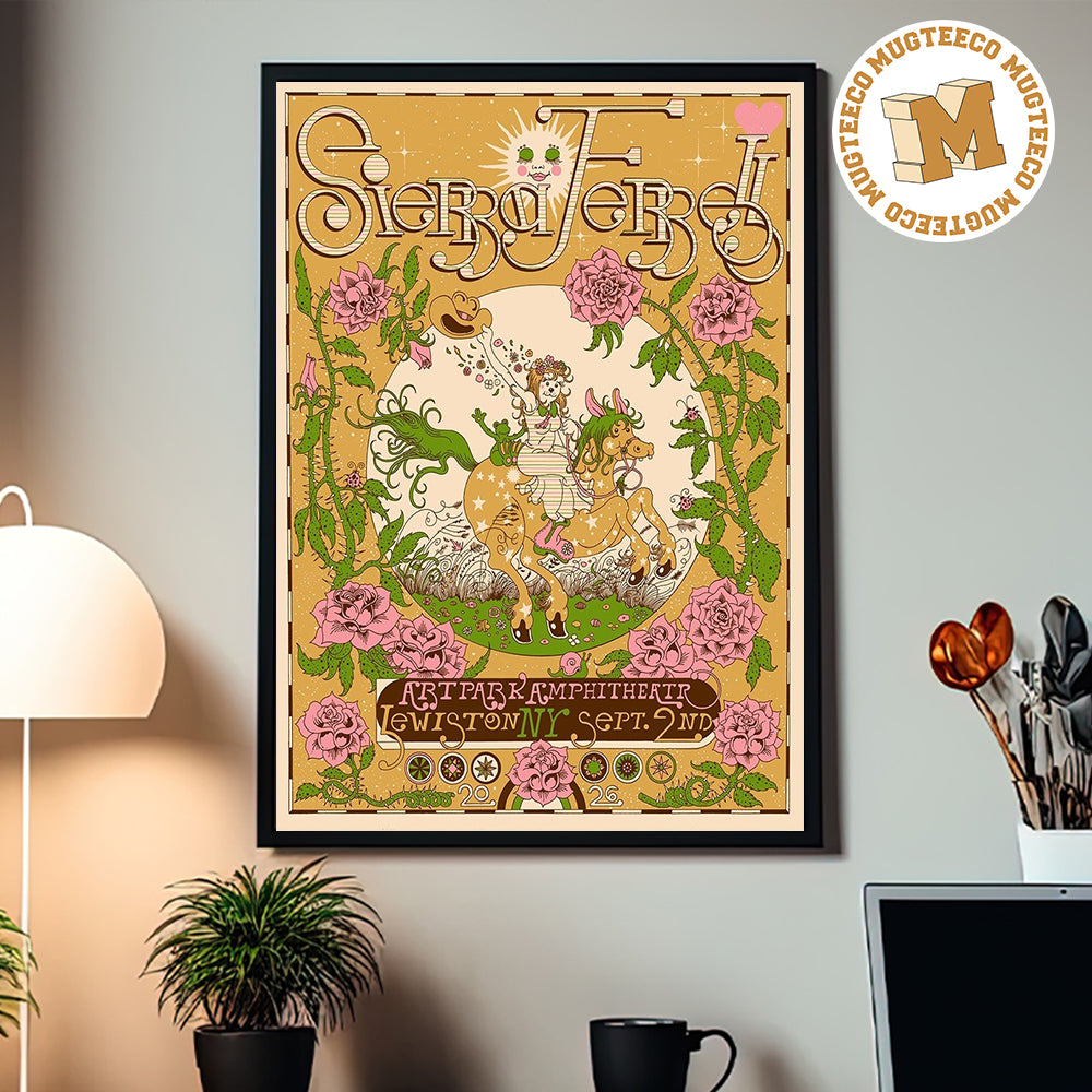 Sierra Ferrell Lewiston NY 2026 Event Poster At Art Park Amphitheatr On September 2 2026 Home Decor Poster Canvas