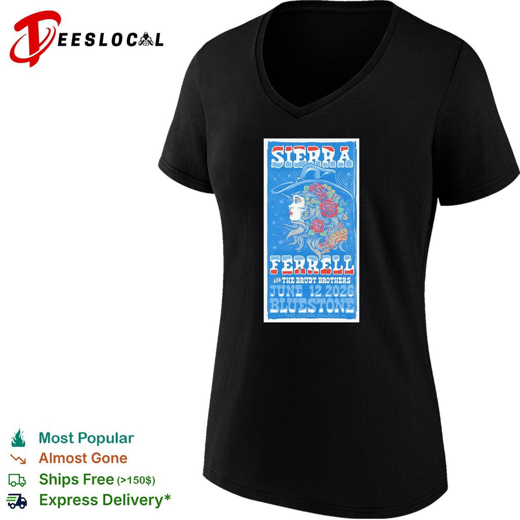 Sierra Ferrell the Brute Brothers Bluestone June 22 2026 concert poster shirt Unisex