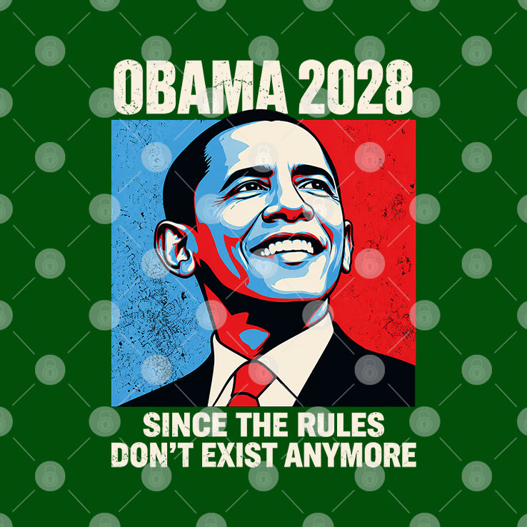 Since Rules Don’t Exist Anymore Obama 2028 T Shirt