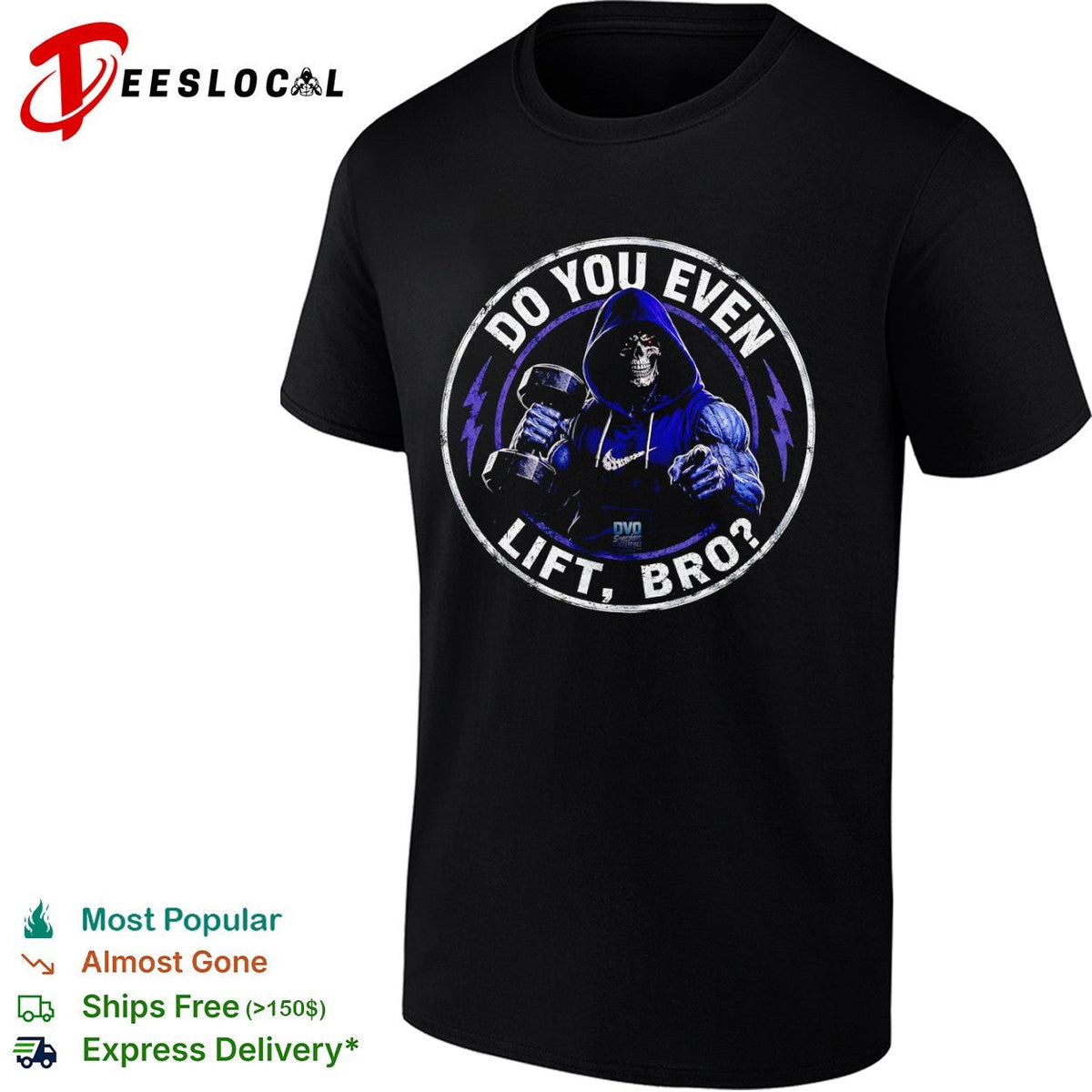 Skeletor Masters Do You Even Lift Bro gym fitness shirt Unisex