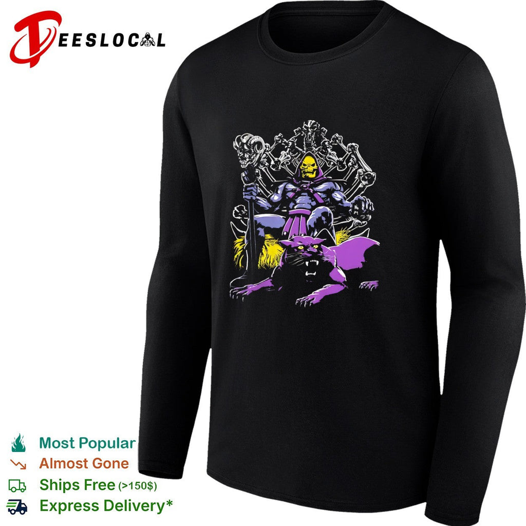 Skeletor Masters of the Universe Throne of Bones Panthor Dark Magic Fantasy shirt Unisex