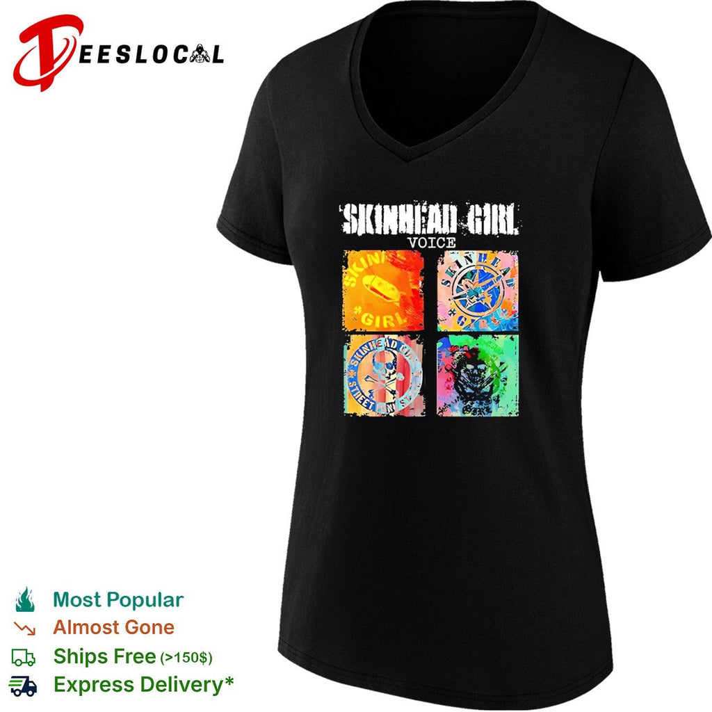 Skinhead Girl Voice Skinhead Girl Skinhead Girl Street Punk Skinhead Girl shirt Unisex