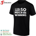 So much winning The Dan Bongino Show American flag shirt Unisex