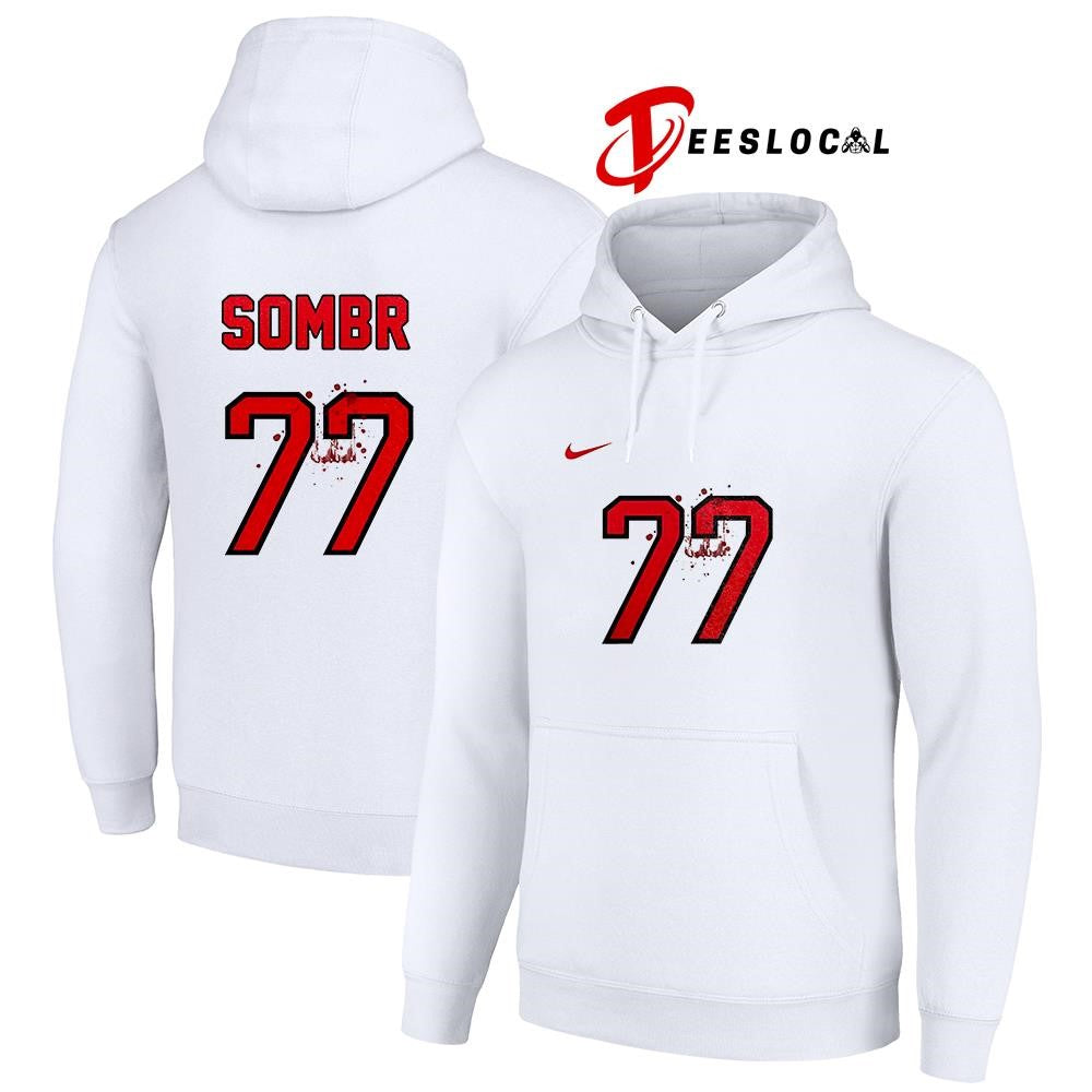 Sombr 77 The Late Nights and Young Romance tour name and number shirt Unisex