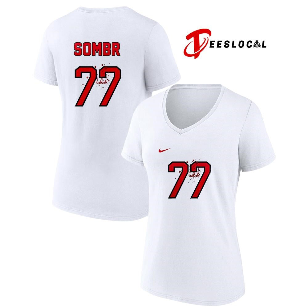 Sombr 77 The Late Nights and Young Romance tour name and number shirt Unisex