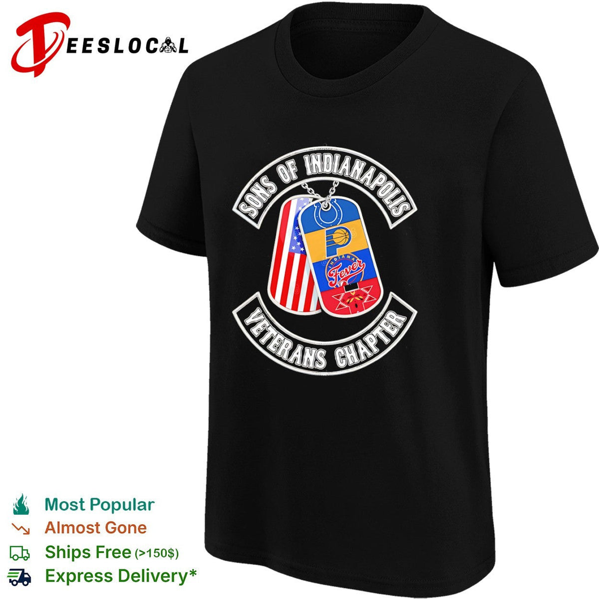 Sons of Indianapolis Veterans Chapter Colts Pacers Fever shirt Unisex