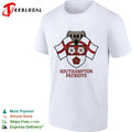 Southampton Patriots Shield Crest Rose Logo England Flag Shirt Unisex