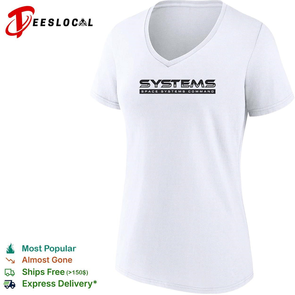 Space Systems Command military logo patriotic graphic shirt Unisex