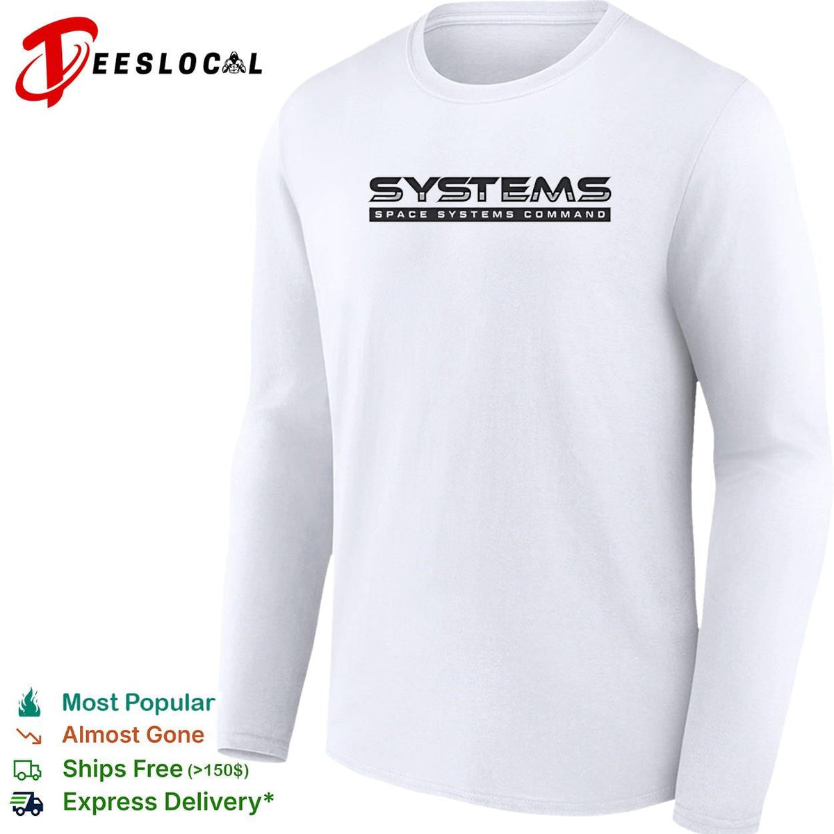 Space Systems Command military logo patriotic graphic shirt Unisex