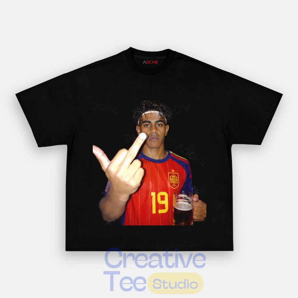 Spain Football Lamine Yamal Drunk Middle Finger Unisex
