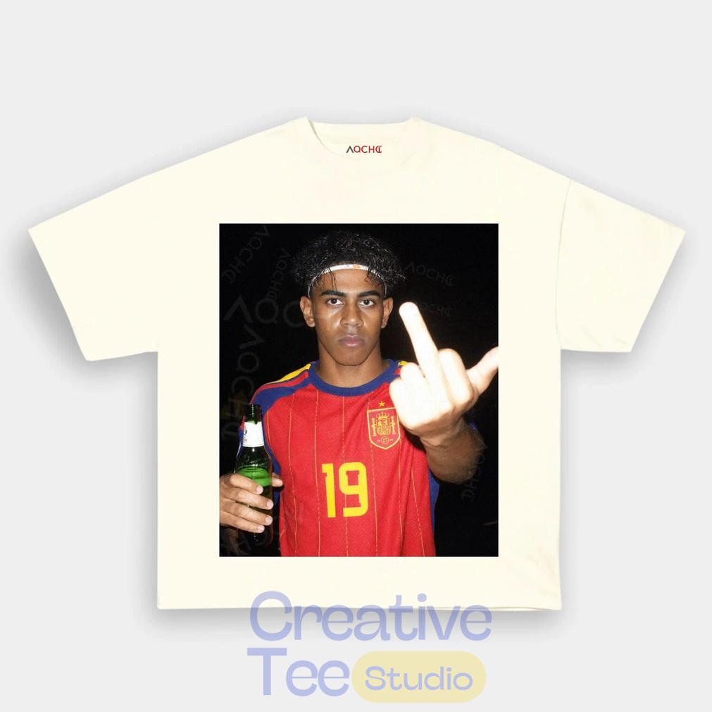 Spain Football Lamine Yamal Drunk Middle Finger Unisex