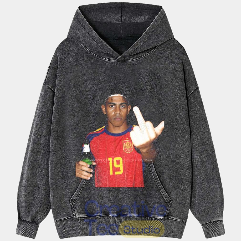 Spain Football Lamine Yamal Drunk Middle Finger Unisex