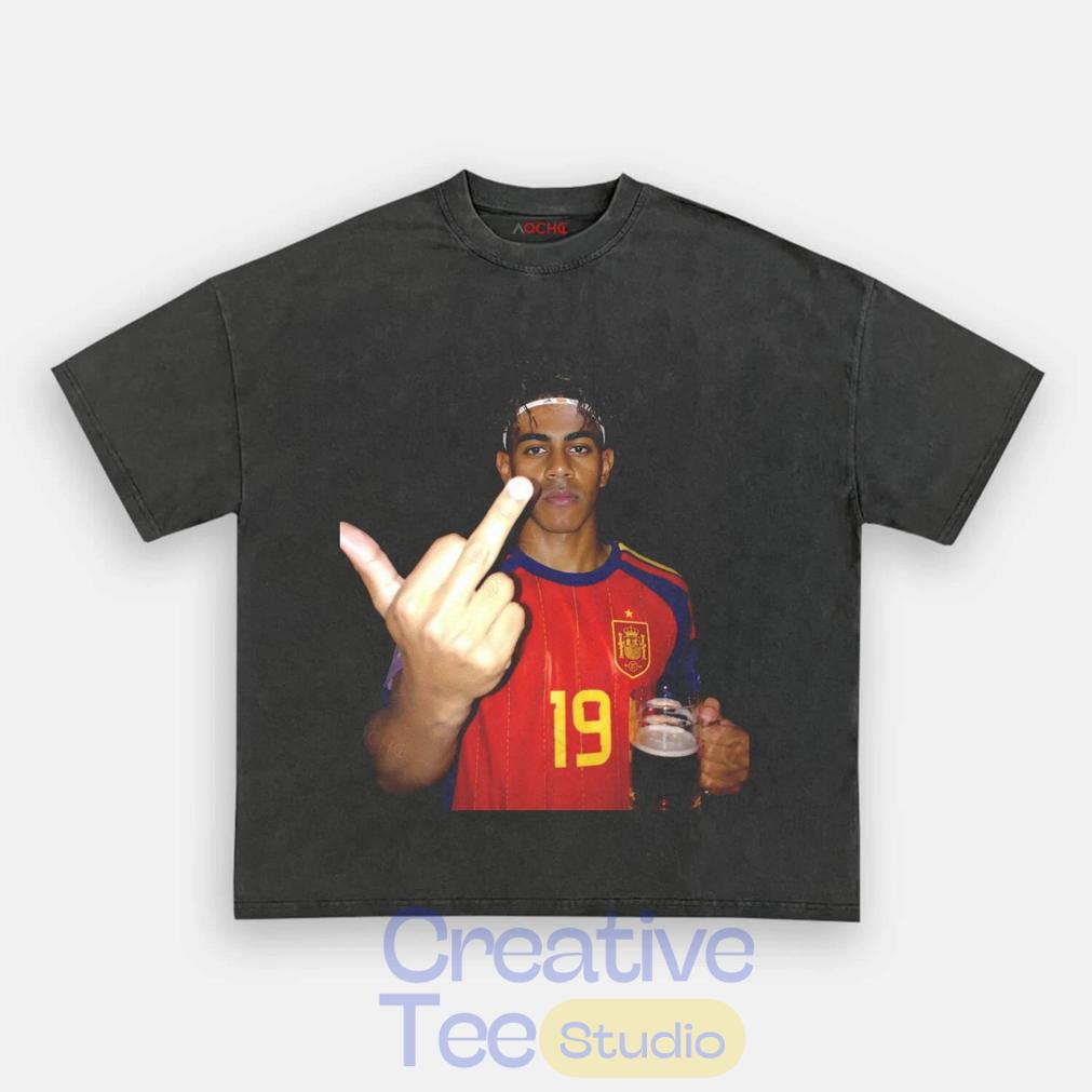 Spain Football Lamine Yamal Drunk Middle Finger Unisex