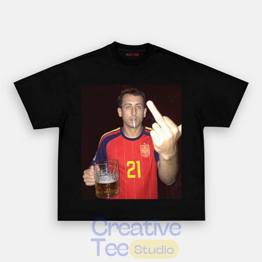 Spain Football Oyarzabal Drunk Middle Finger Unisex