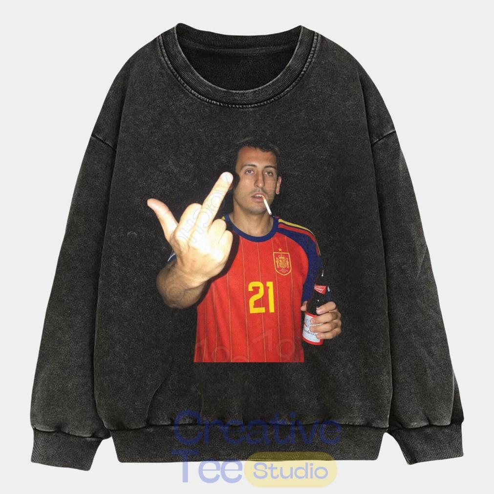 Spain Football Oyarzabal Drunk Middle Finger Unisex